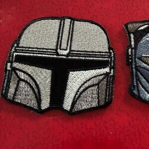 Star Wars Mandalorian Helmet Patch NWT